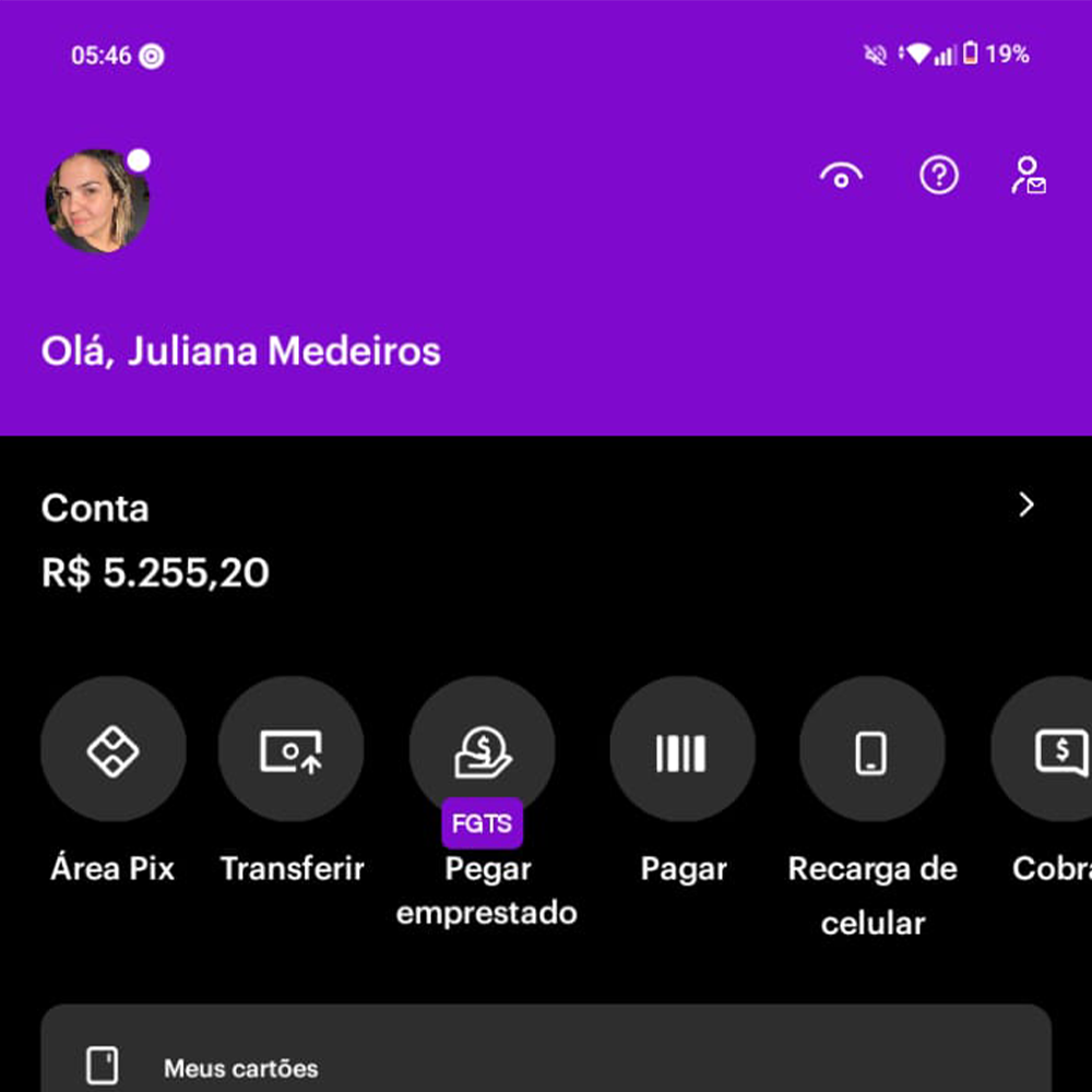 Print de faturamento
